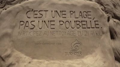 Акция Surfrider Foundation в Касабланке